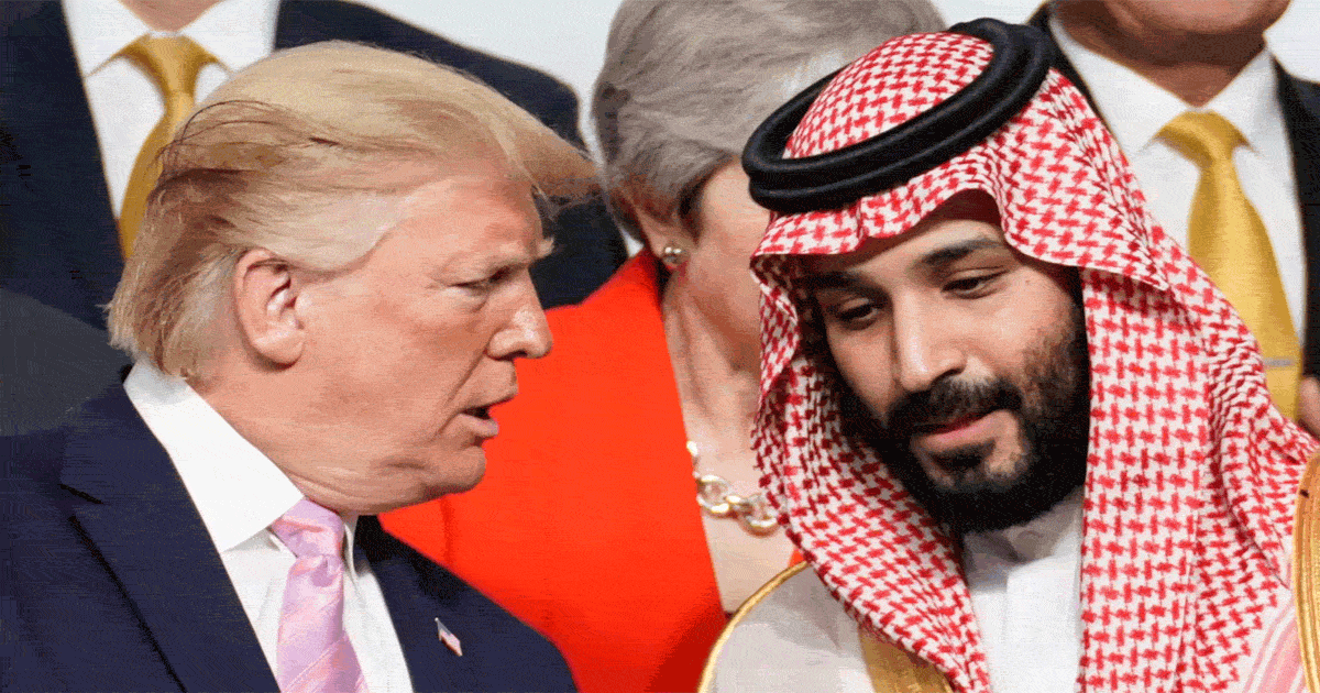 trump done armes deal in soudi