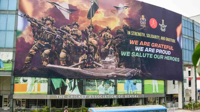 CAB Honors Indian Army with Special Tribute at Eden Gardens"