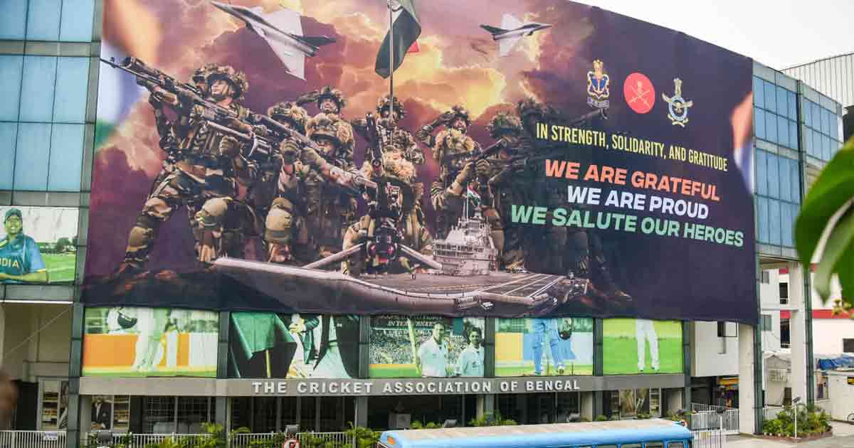 CAB Honors Indian Army with Special Tribute at Eden Gardens"