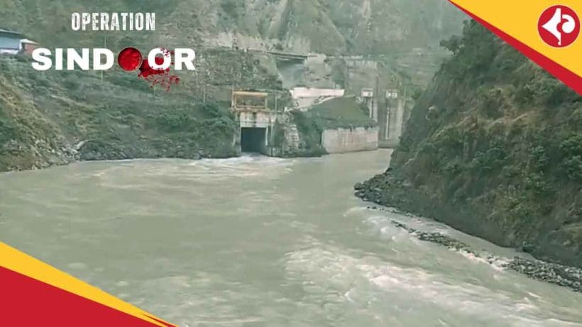 Chenab river dam