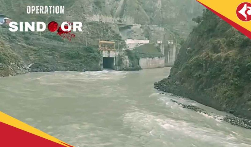 Chenab river dam