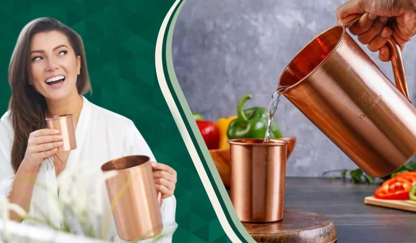 Health Benefits Drinking Copper Vessel girl