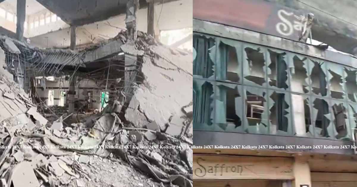 Indian Drone Attack effect Rawalpindi Stadium badly damaged 
