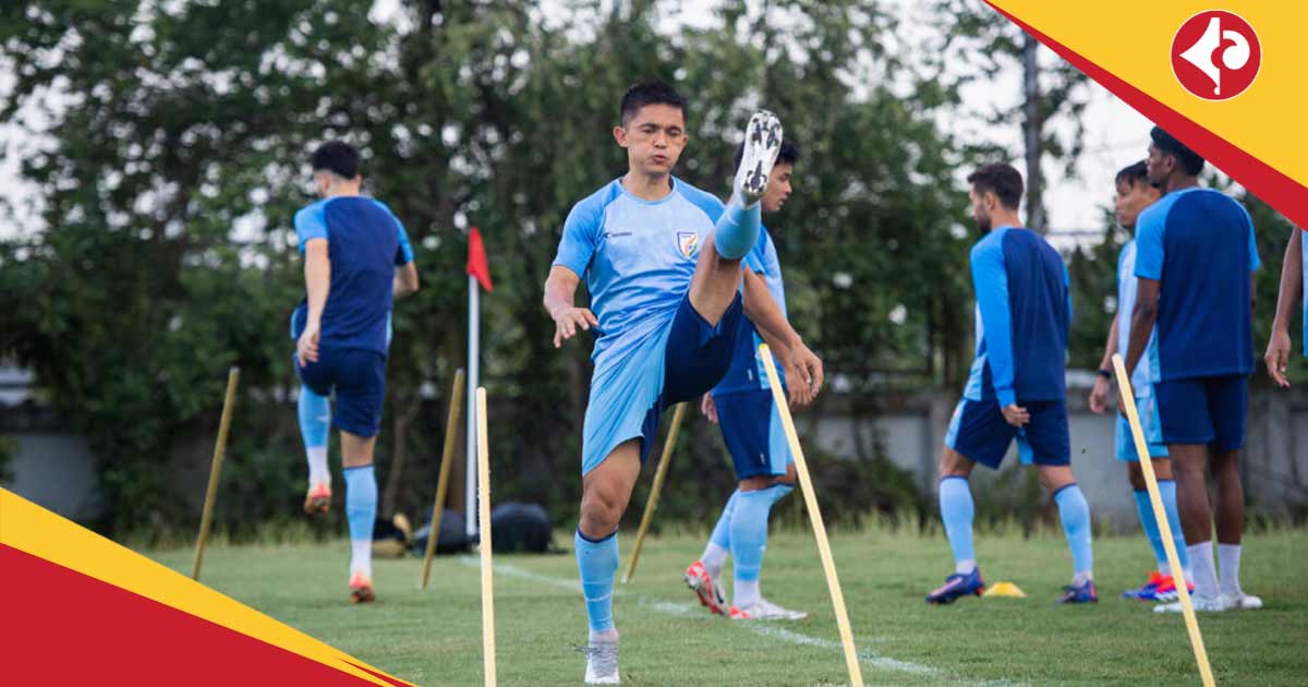 Indian Football Team captain Sunil Chhetri
