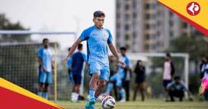 Indian Football Team full-back Boris Singh Thangjam