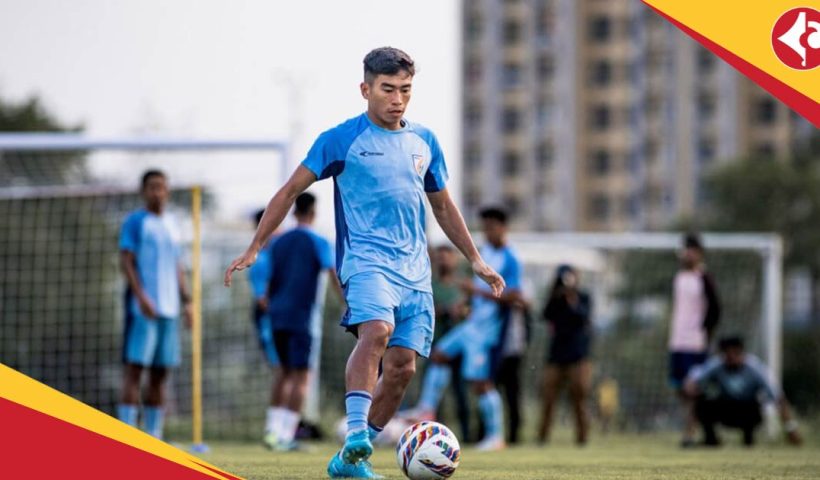Indian Football Team full-back Boris Singh Thangjam