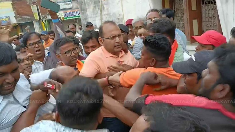 Infighting Erupts at BJP Medinipur Office After Dilip Ghosh-Mamata Meet