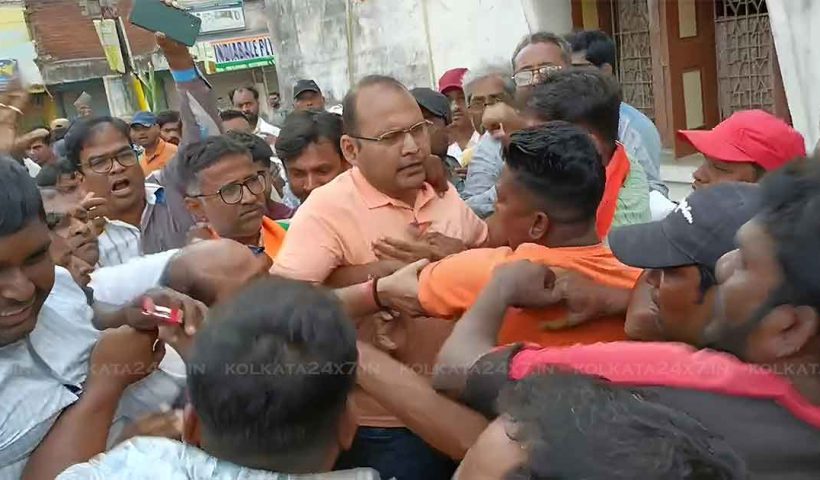 Infighting Erupts at BJP Medinipur Office After Dilip Ghosh-Mamata Meet