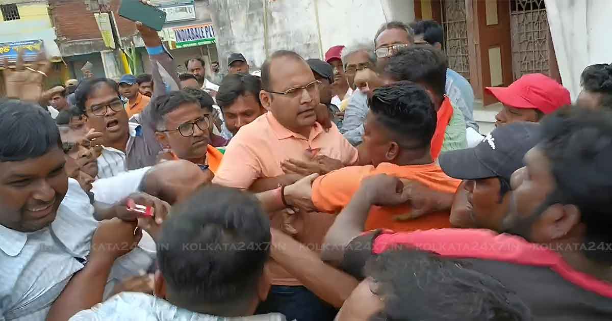 Infighting Erupts at BJP Medinipur Office After Dilip Ghosh-Mamata Meet