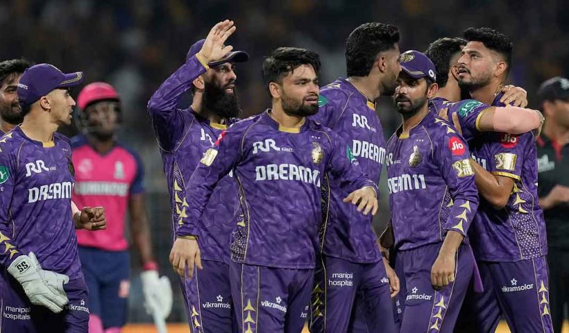 KKR Beat RR