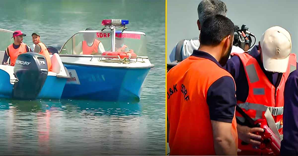 Mock Drill at Dal Lake