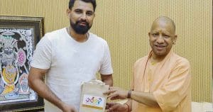Mohammed Shami Yogi meeting