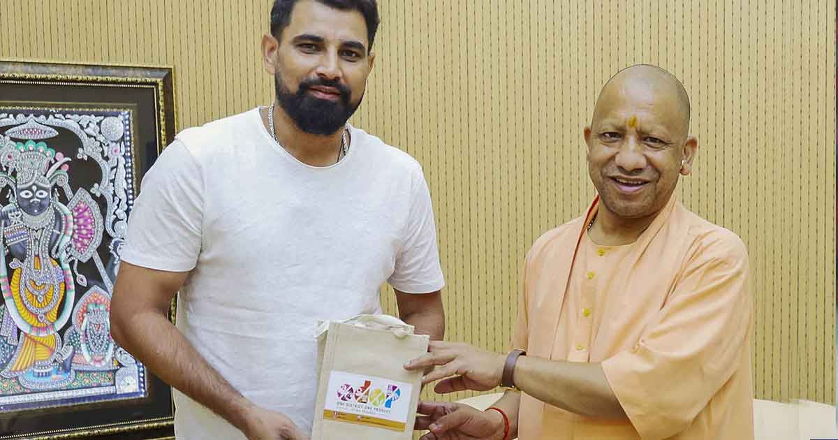 Mohammed Shami Yogi meeting