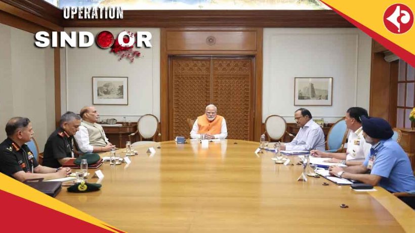 PM Modi holds emergency meet with chief of three armed forces amid escalating India-Pakistan conflicts