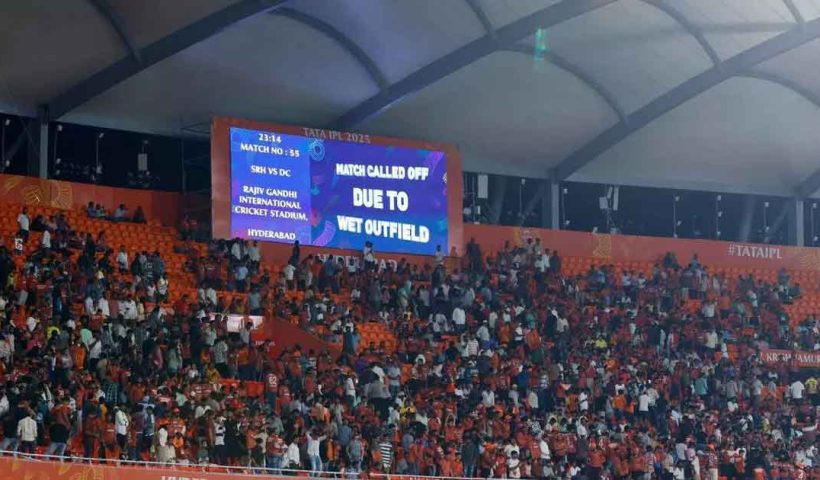 Rain Washes Out SRH vs DC