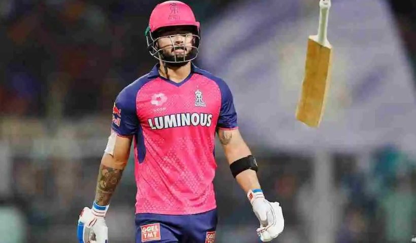 Riyan Parag six sixes