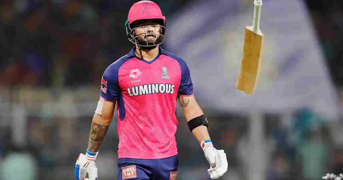 Riyan Parag six sixes