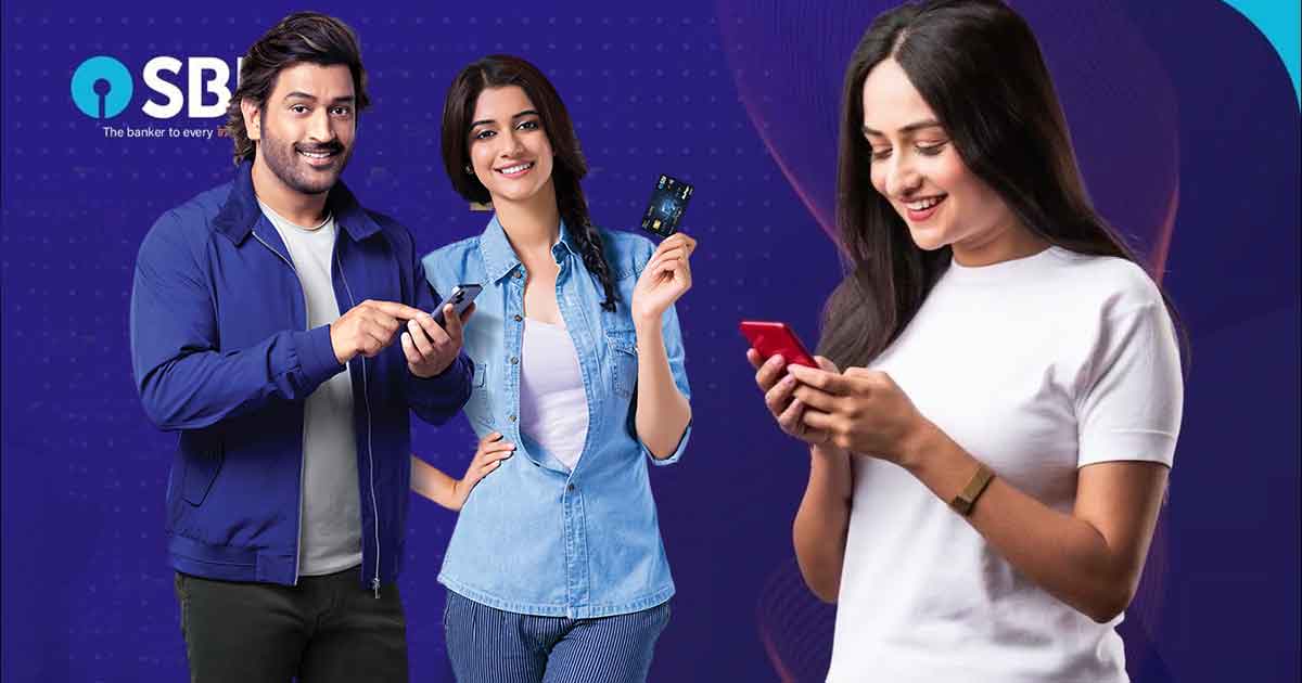 SBI digital banking dhoni