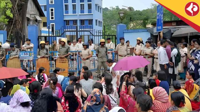 Nabanna March Unstoppable Despite Rain, Protesters Wear Prison Uniforms in Unique Demonstration