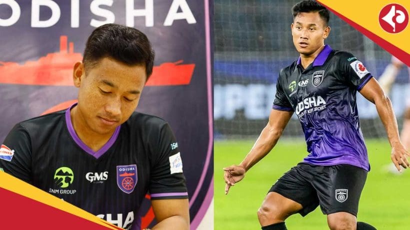 Indian Football Team Thoiba Singh long term contract with Odisha FC