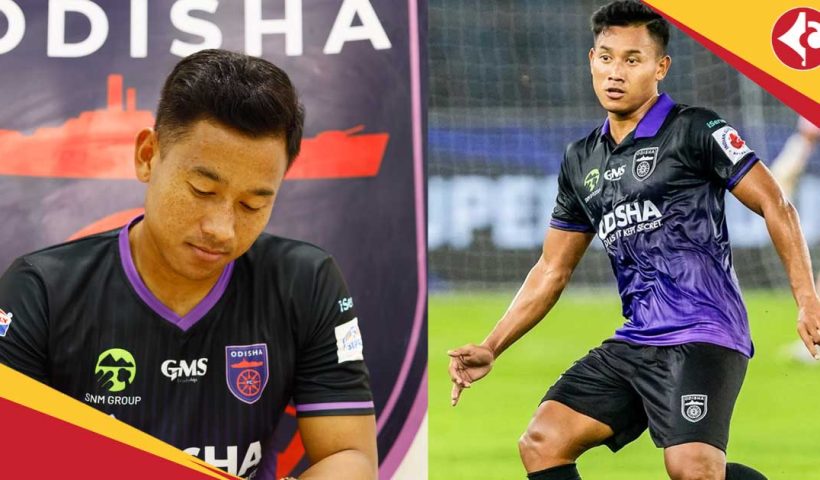 Indian Football Team Thoiba Singh long term contract with Odisha FC