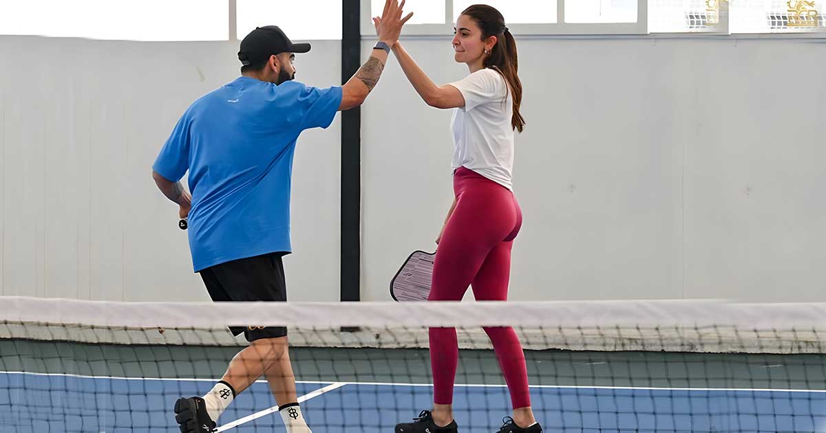 Virat Kohli-Anushka Sharma Play Pickleball Together After Retirement