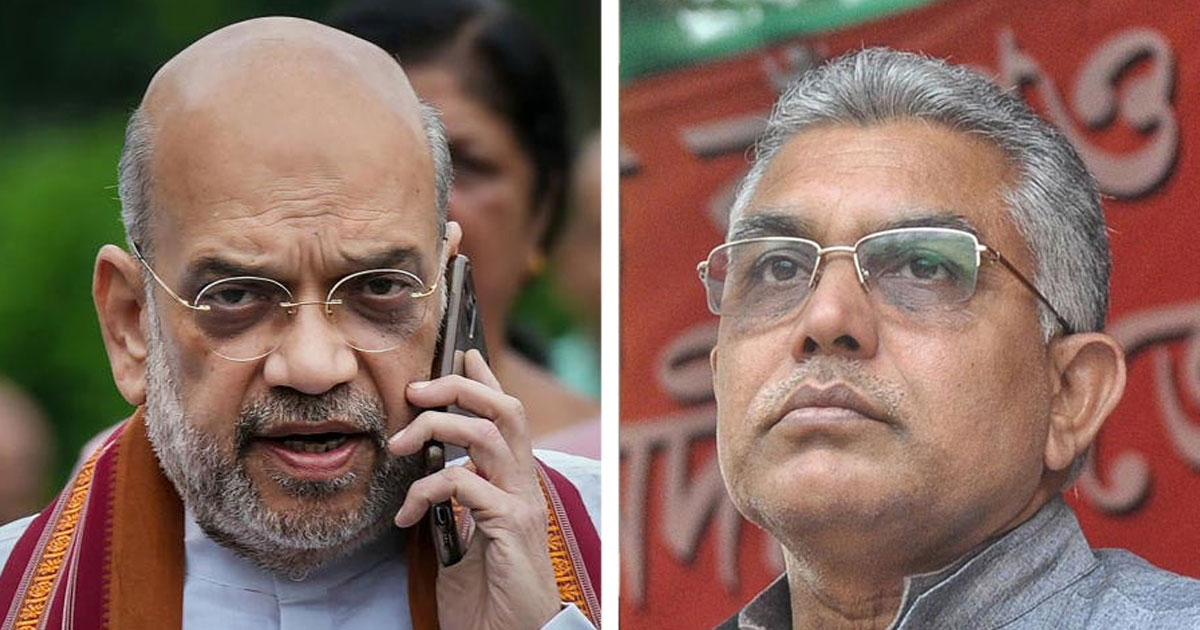 "Dilip Ghosh Calls Home Minister Amit Shah Over Viral Video Controversy"
