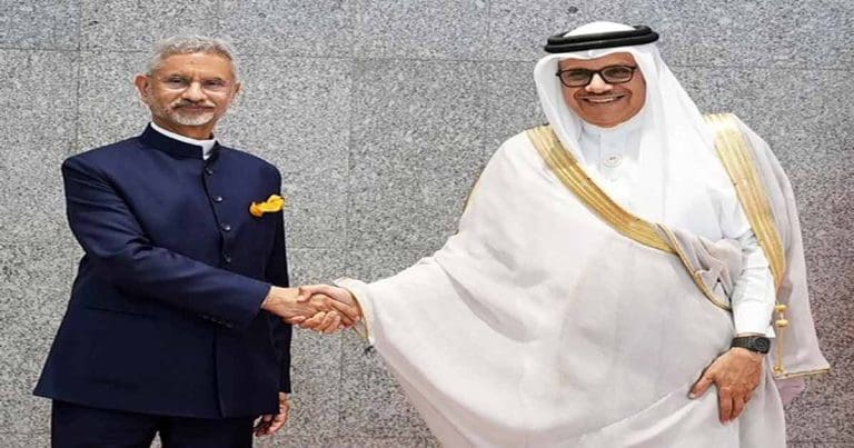 bahrain minister with india