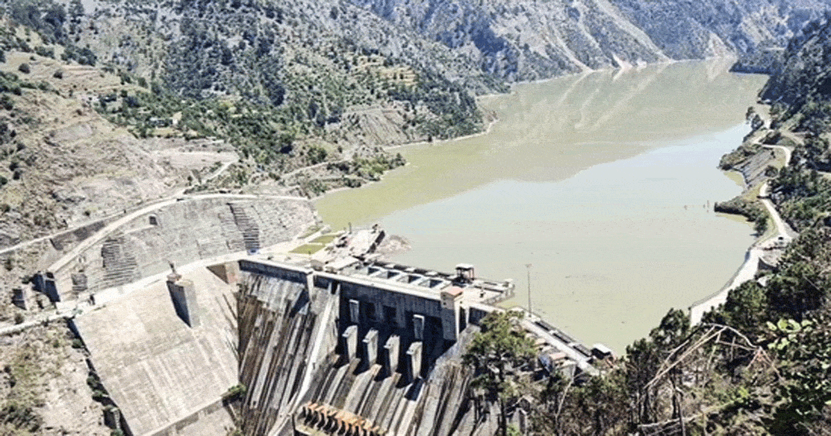 chenab rivar water close to pakistan