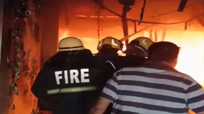 fire incident in charminar Hyderabad