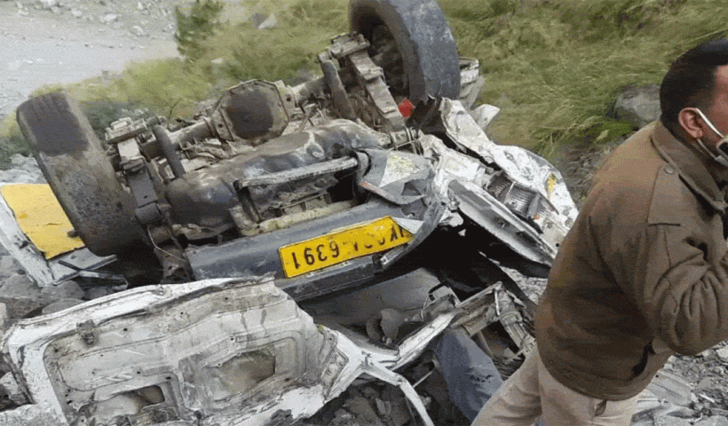 jammu-kashmir accedent of army car