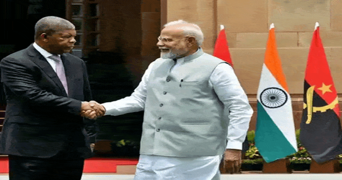 modi speech in angola