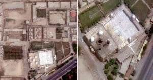 Satellite imagery confirms strikes
