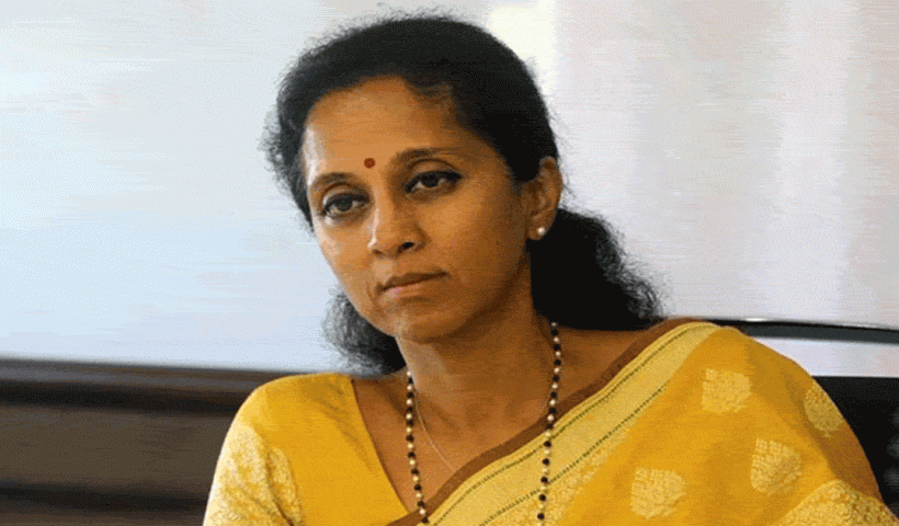 bjp slams supriya sule