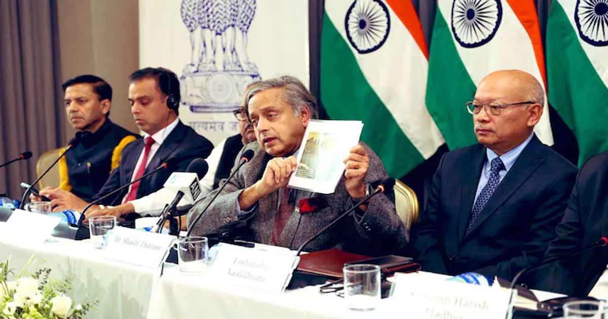 tharoor tactical move in Colombia