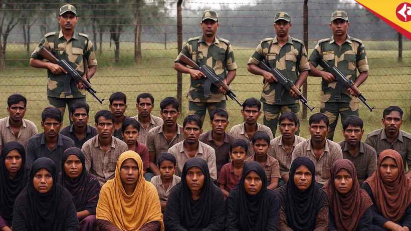 22 Rohingya Migrants Arrested Near Bangladesh Border in Baduria