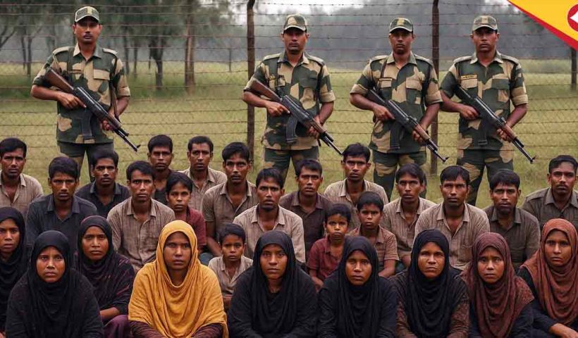 22 Rohingya Migrants Arrested Near Bangladesh Border in Baduria