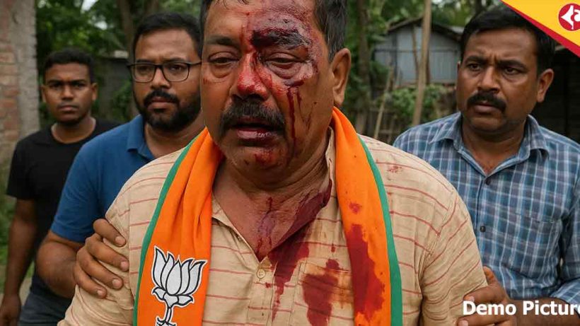 BJP Worker Assaults Booth President at MLA’s Residence in Bongaon