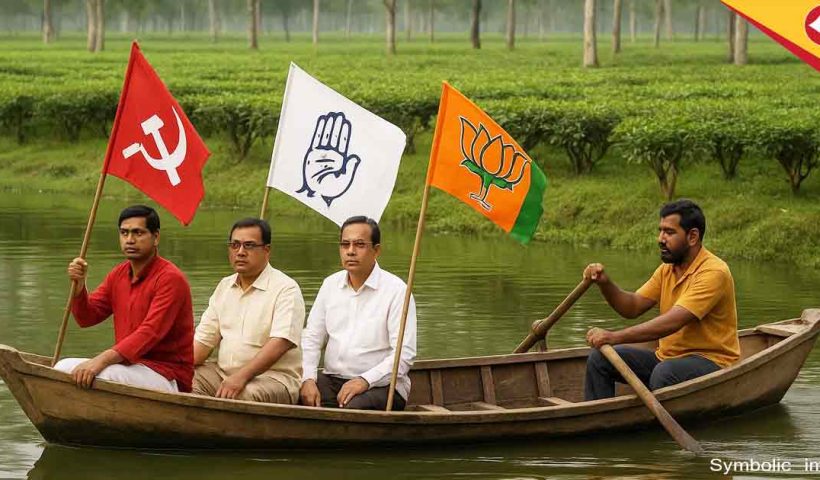 Jalpaiguri Tea Belt , CPI(M,) BJP ,Congress ,Trinamool ,Matiali Cooperative Election