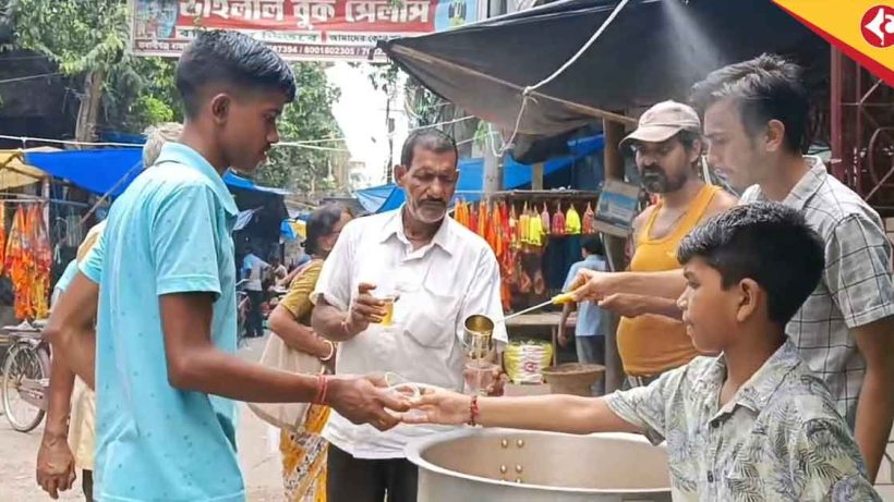 Cooch Behar Temple Offers Free Sharbat to Beat Scorching Heat