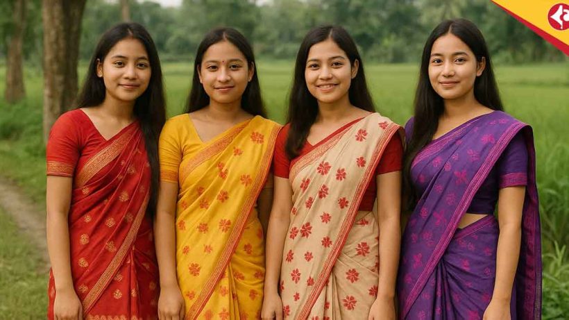 Cooch Behar’s Handwoven Mekhela Sarees Gain Popularity in Assam, Boosting Artisans’ Income