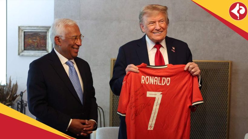 Cristiano Ronaldo pens personal message for President of United States Donald Trump on signed jersey