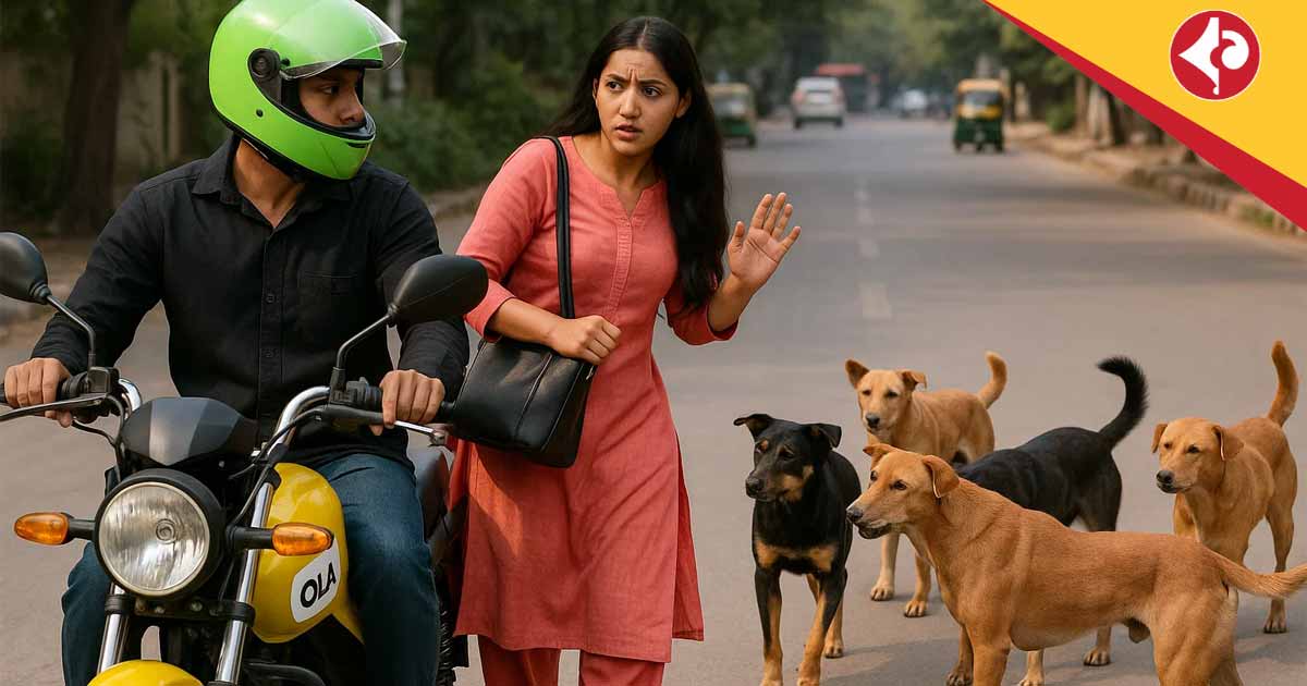 Delhi Woman Books Ola Bike for 180m to Avoid Street Dogs
