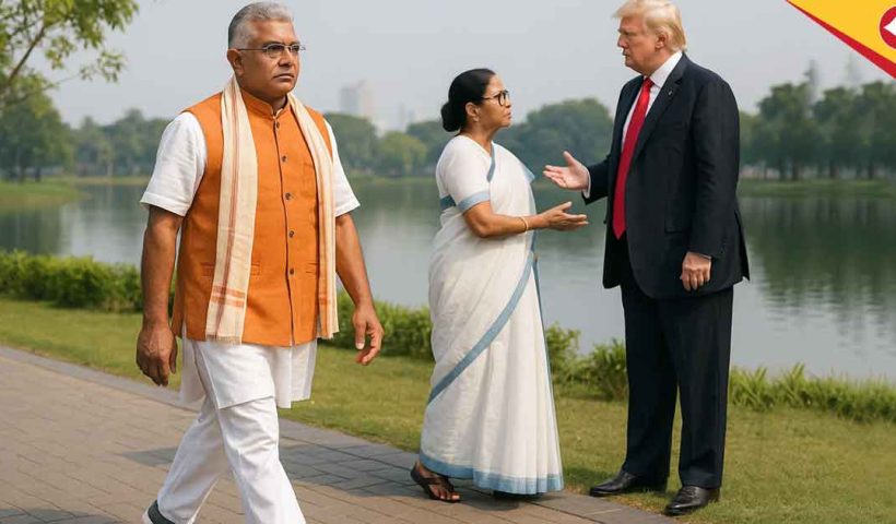 Dilip Ghosh Compares Mamata Banerjee to Donald Trump in Bengal Politics