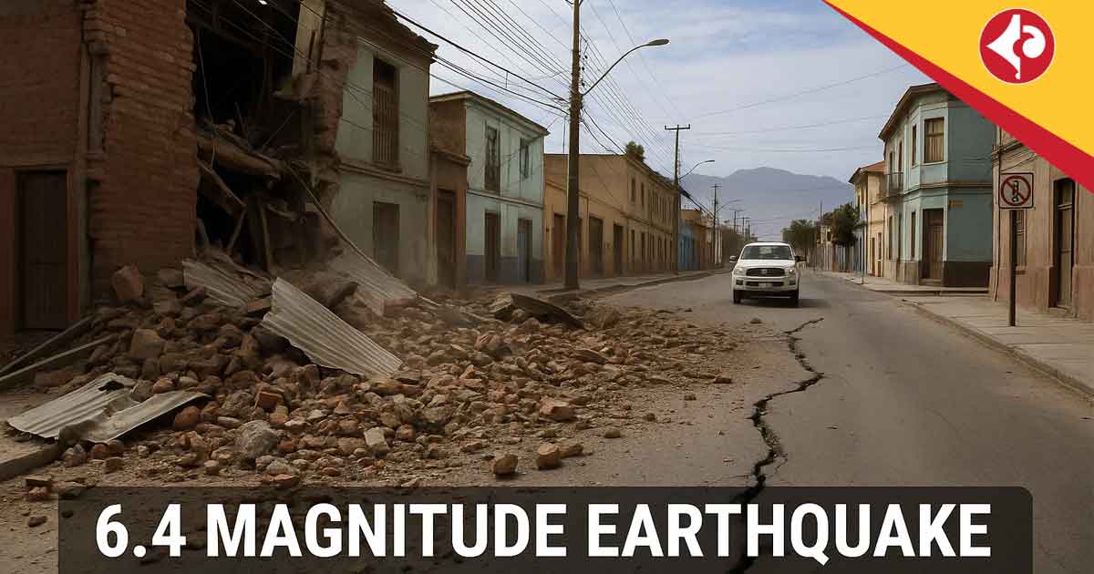 6.4 Magnitude Earthquake Strikes Northern Chile; No Casualties Reported