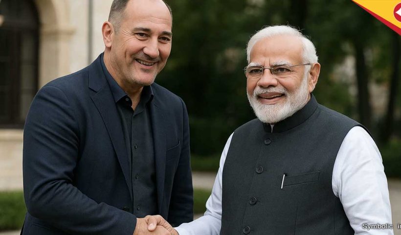 Ex-India Coach Igor Stimac Meets PM Modi in Croatia,