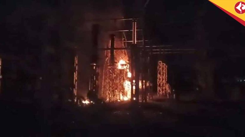 Fire at Power Station