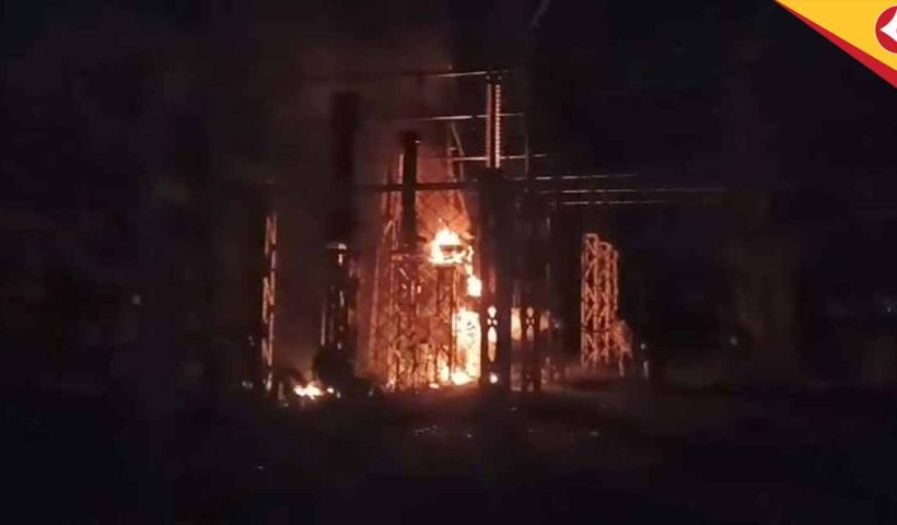 Fire at Power Station