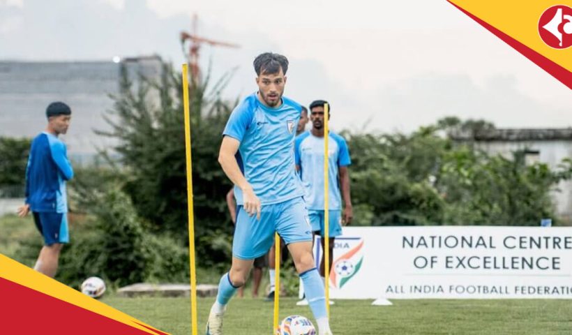 From ball boy to Indian Football Team traning cmap Suhail Ahmad Bhat