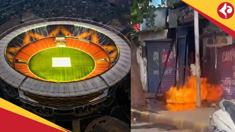 Gas cylinder explodes outside Narendra Modi Stadium ahead of IPL 2025